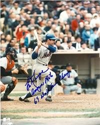 Buy Ed Kranepool autographed 8x10 Photo (New York Mets) batting inscribed amazin Mets 69 World... by No manufacturer