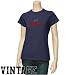 Buffalo Bills T Shirt : Buffalo Bills Ladies Navy Blue Gutsy Play Vintage T Shirt