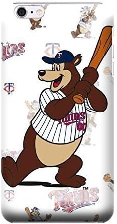 iPhone 6 Cases, MLB - Minnesota Twins - T.C. Bear - Repeat Distressed - iPhone 6 Cases - High Quality PC Case by shannon fry