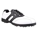 New 2009 Confidence II Leather Golf Shoes - White/ Black