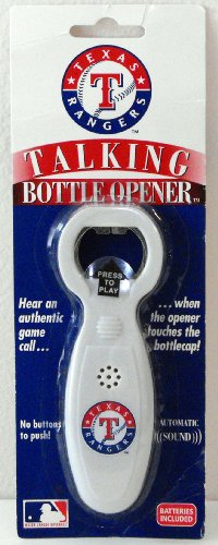 Texas Rangers Talking Bottle Opener