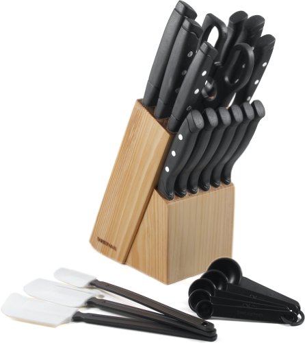 Farberware 22-Piece Wave Edge Cutlery Set