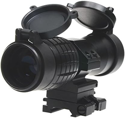 YTCOM Tactical 5x Magnifier FTS Flip To Side For Eotech Aimopint Or Similar Scopes 20mm Mount (With Caps)