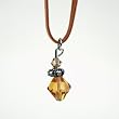Swarovski Crystal Pendant - Christi Style 1 Orange