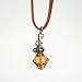 Swarovski Crystal Pendant - Christi Style 1 Orange