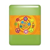 IMAGE OF iPad Case Key Lime 70s Spiral Peace Symbol