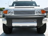 2007 - 2008 Toyota FJ Cruiser Upper Grill Insert in Silver. Grillcraft TOY-1980S