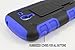 Galaxy Exhibit Case, Starshop(TM) Samsung Galaxy Exhibit T599 Hybrid Full Protection High Impact Dual Layer Holster Case with Kickstand and Locking Belt Swivel Clip Blue