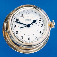 Weems & Plath Martinique Collection Quartz Ship's Bell Clock (Standard)
