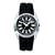 Police Saratoga Black Leather Strap with Black Dial Watch
