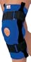 CHAMPION Neoprene Knee Stabilizer with Hinged Bars, Blue, X-large