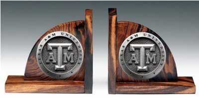 Texas A&M Aggies Ironwood Book Ends (Set of 2) - NCAA College Athletics