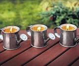 Icebenice Watering Can Citronella Candles, Set of 3, Natural Insect Pest Repellant