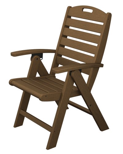Trex Outdoor Furniture Yacht Club Folding Highback Chair, Tree House