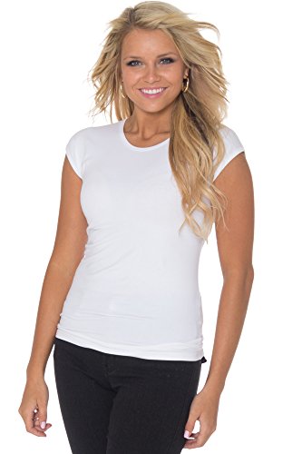 KneeShorts Basic Cap Sleeve Shirt