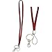 Red Rhinestone Lanyard / Keychain / Identification Holder