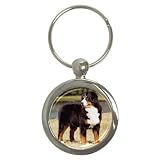 Bernese Mountain Dog Key Chain (Round)