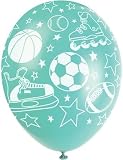 Sports Assorted Colored Balloons 10 Count