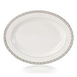 Mikasa Infinity Band 14-Inch Oval Platter