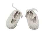 Oeuf Angel Slippers, White, 0-3 Months