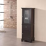 IMAGE OF Contemporary Linen One Drawer Cabinet