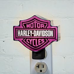 Harley-Davidson Chromed Pink Nightlight