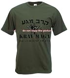 Krav Maga T-Shirt IDF Israel Martial Art combat Shirt Green XL