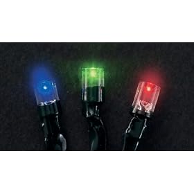 Solar Powered Multi LED 50 - bulb Holiday Lights