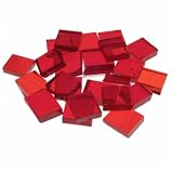 Eigenschaften Mosaikstein GmbH / Tiffany-Glas Mosaik 10x10mm 200g Rubin