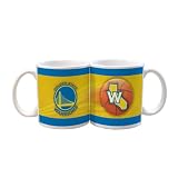 NBA Golden State Warriors 2 Pack 11oz White SportsBall Mug