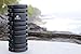 Foam Roller {Black} + FREE EBOOK instructional ECOGYM High Density Roller for Myofascial Trigger Point Release. Rumble Through Your IT Band And Back Muscles. Best Roller For Physical Therapy, Crossfit, And Pilates Exercises. Go Achieve!