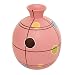 EXP Handmade Terracotta Vase - Pink Retro Dot Design