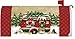 Custom Decor Holiday Camper - Mailbox Makeover - Vinyl with Magnetic Strips for Steel Standard Rural Mailbox - MADE IN THE USA - Copyright, Licensed and Trademarked by Inc.