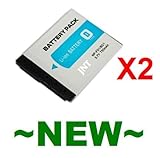 2 Replacement Digital Camera Battery Packs Sony NP-BD1