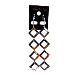 Modern Gold and Silver Color Drop Earrings-Unique Gift Idea-(E4)