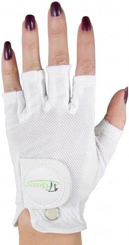 17Th Green Ladies Half-Finger Golf Gloves