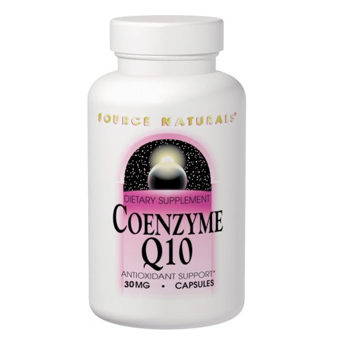 Source Naturals Coenzyme Q10, 30mg, 30 Capsules (Pack of 2)