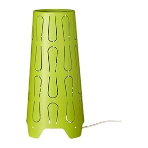 IKEA Tischleuchte Kajuta Schirm grün Höhe 31 cm Lampe Tischlampe o ...