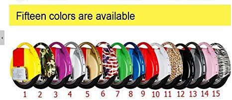 UERA ABS+UV Printed Self Balancing Electric Unicycle Scooter One Wheel Hot Red Color