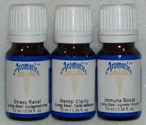 Stress Relief, Mental Clarity & Immune Boost Aromatherapy Set - 100% Pure Essential Oil (3 x 10ml)