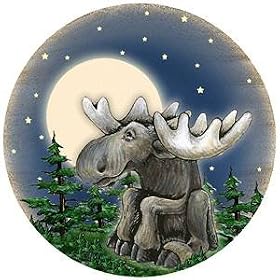 Big Sky Full Moon Moose Thirstystone Coaster Set by Thirstystone