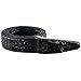 Samtree Mens Adjustable Leather Belt Embossed Alligator Plaque Buckle(01-Black)