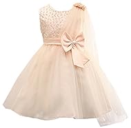 Girls Mesh One Shoulder Flower-Girl Dress/Party Dress 