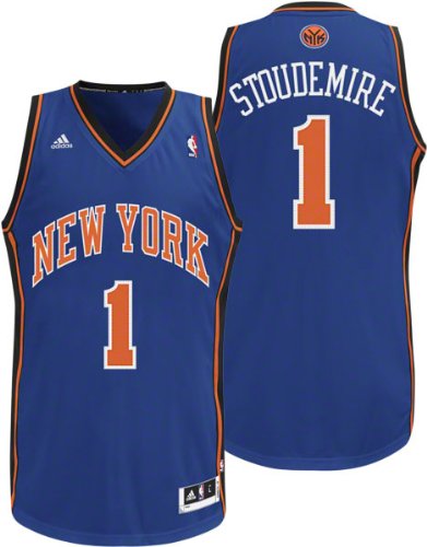 adidas Amar'e Stoudemire New York Knicks Youth Revolution 30 Swingman Performance Jersey - Royal Blu