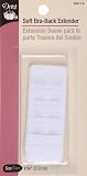 Bra Back Extender 1-1/4" Wide - White 2 Hooks