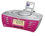 Timex MP3 Line-In Dual Alarm Clock Radio w/ MP3 Stand - Pink ( T435P )