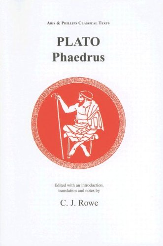 plato phaedrus aris  phillips classical texts ancient greek edition