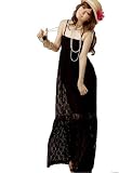 Tamari Black Lace Maxi Dress One Size (UK 8, 10, 12)