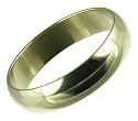 9ct White Gold Gents 5mm D Shape Wedding Ring