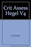 G.W.F. Hegel : critical assessments